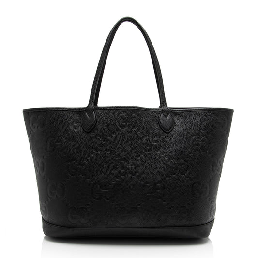 Gucci Jumbo GG Leather Large Tote (SHF-LAljvZ)