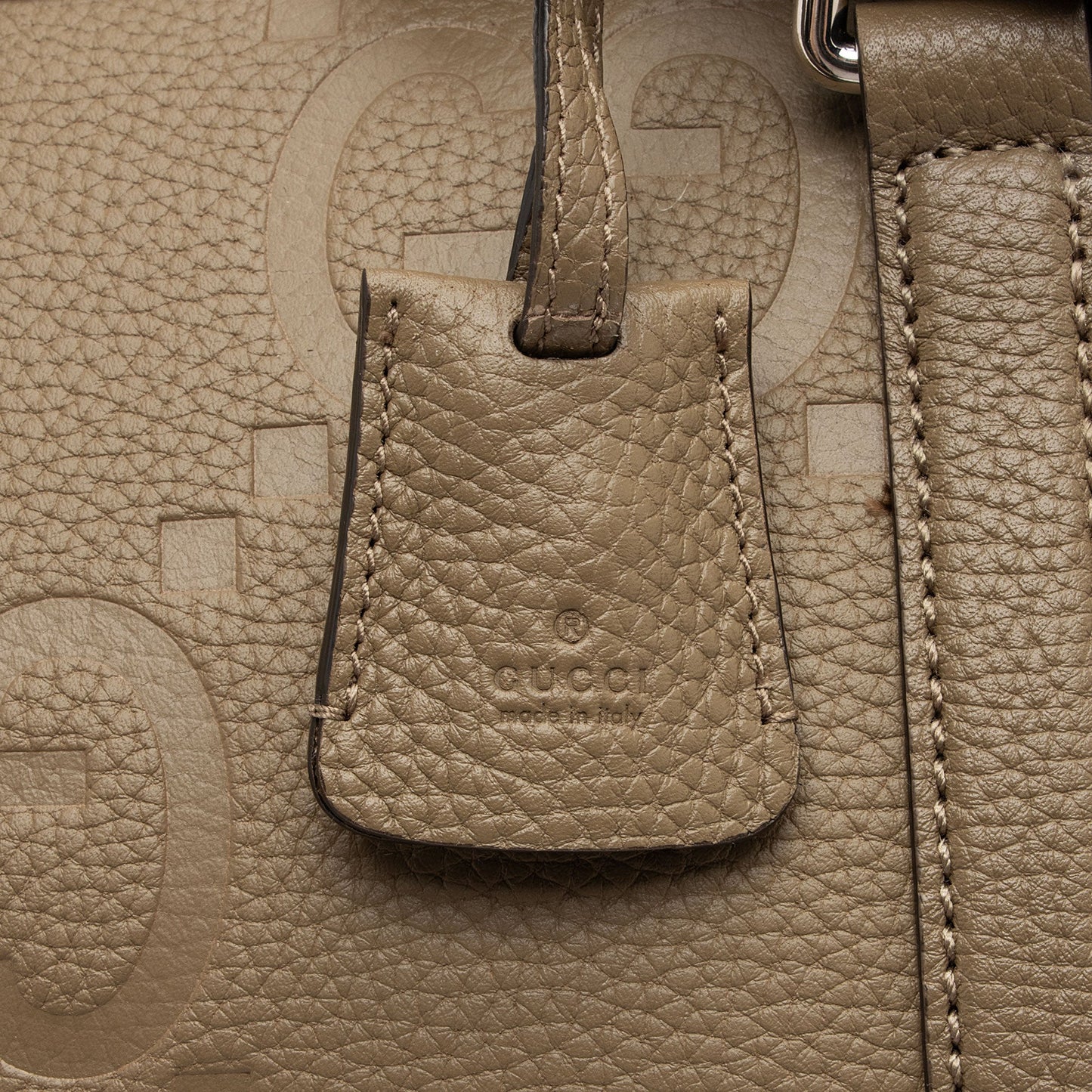 Gucci Jumbo GG Leather Small Duffle Bag (SHF-sZdAaV)