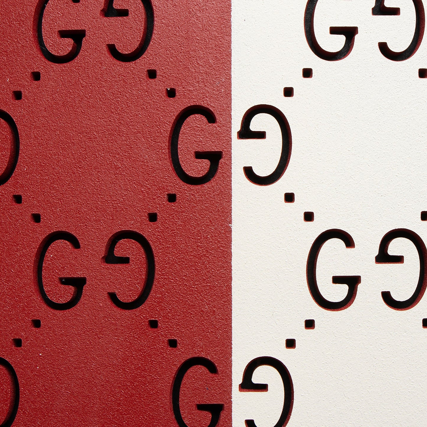Gucci GG Perforated Rubber Tote
