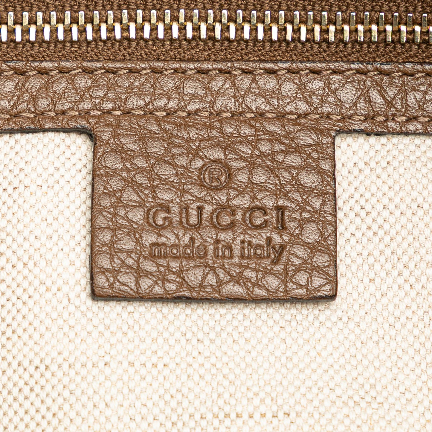 Gucci Large Calfskin Bamboo Shopper Satchel