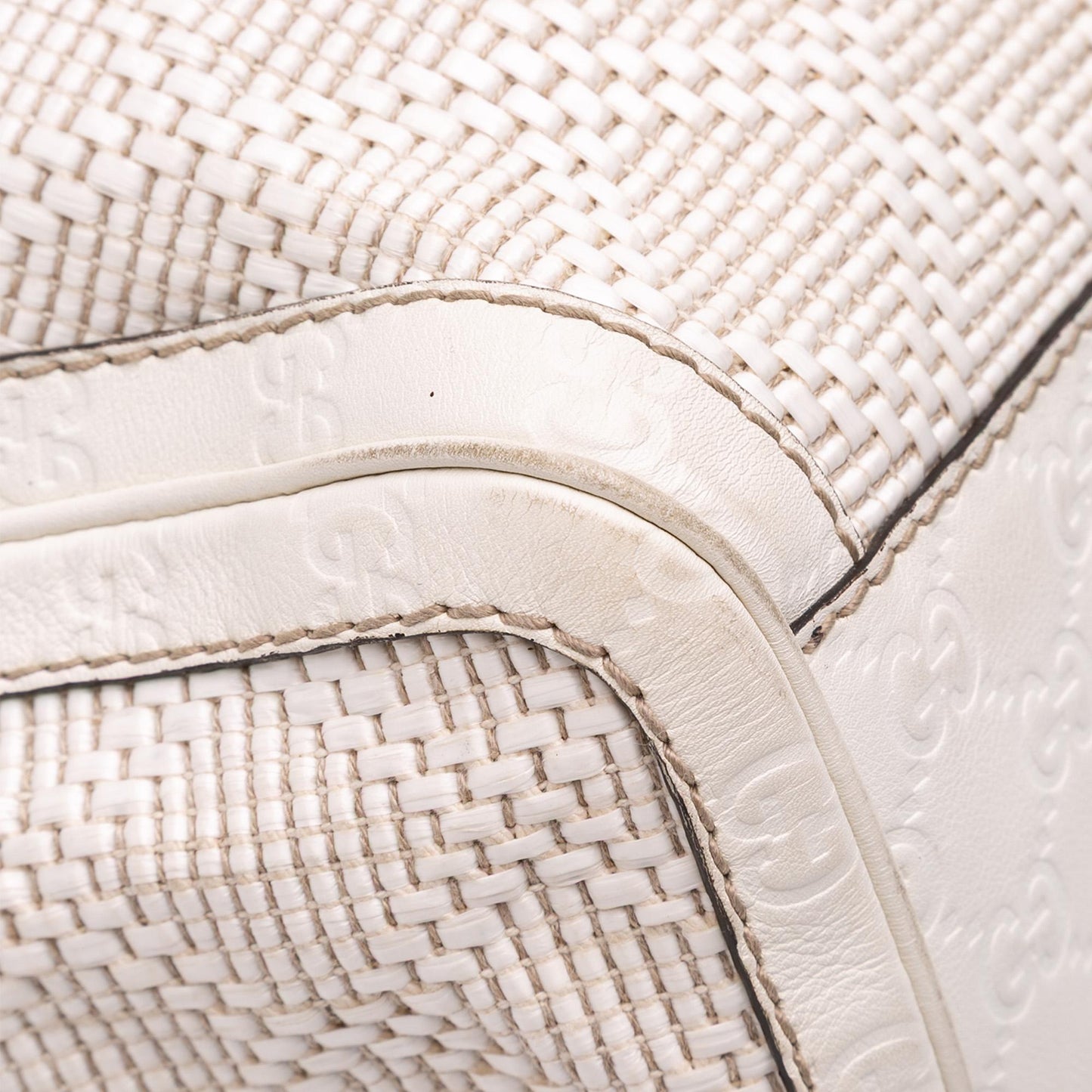 Gucci Large Diamante Raffia Sukey Tote
