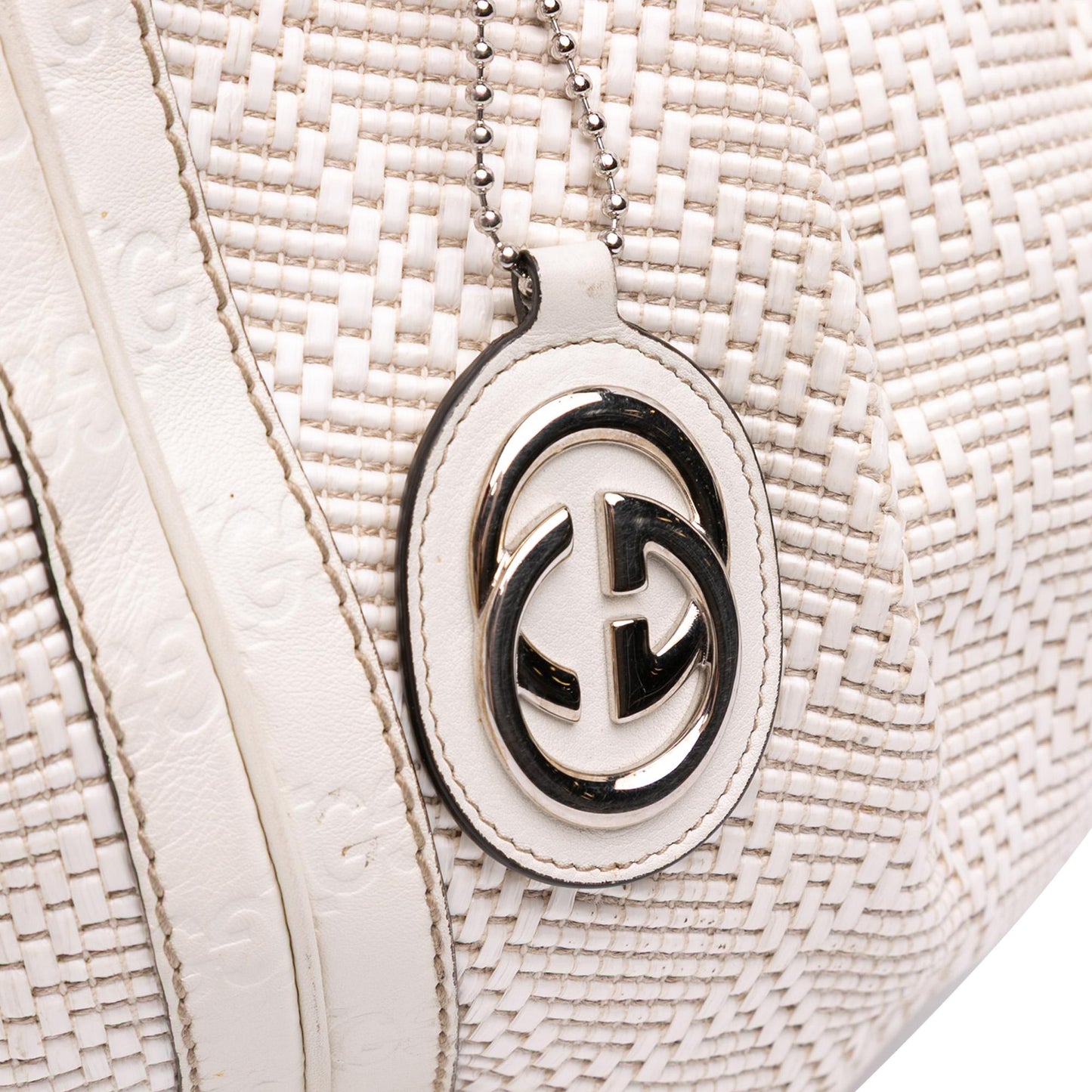 Gucci Large Diamante Raffia Sukey Tote