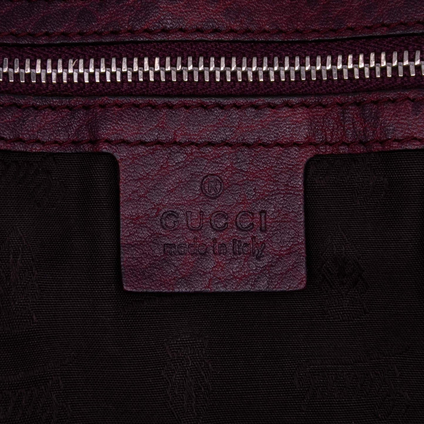 Gucci Large GG Canvas Bamboo Bar Tote