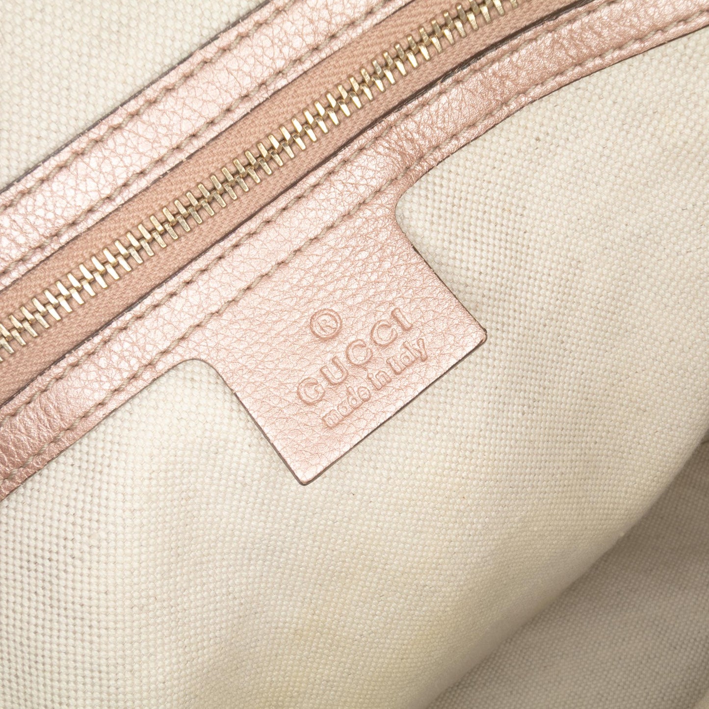 Gucci Large GG Canvas Bella Satchel