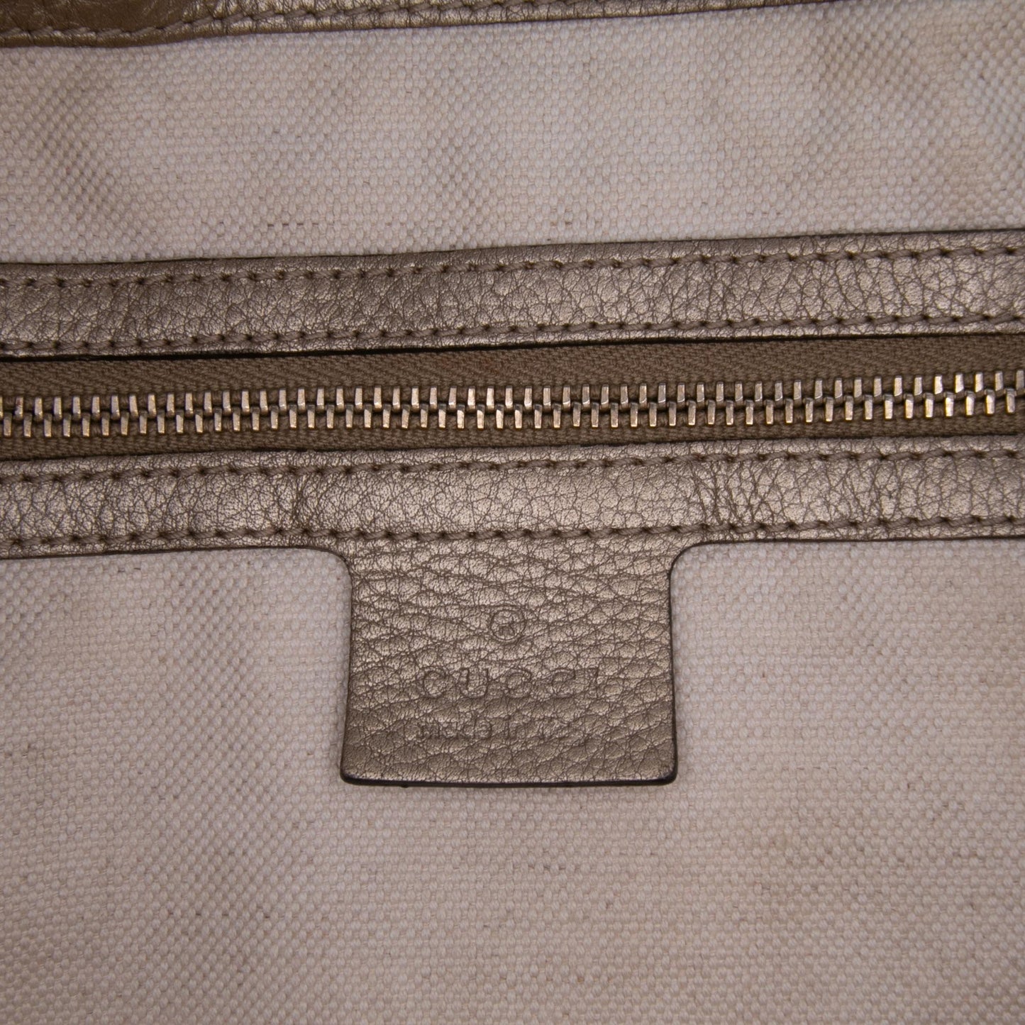 Gucci Large GG Canvas Bella Satchel