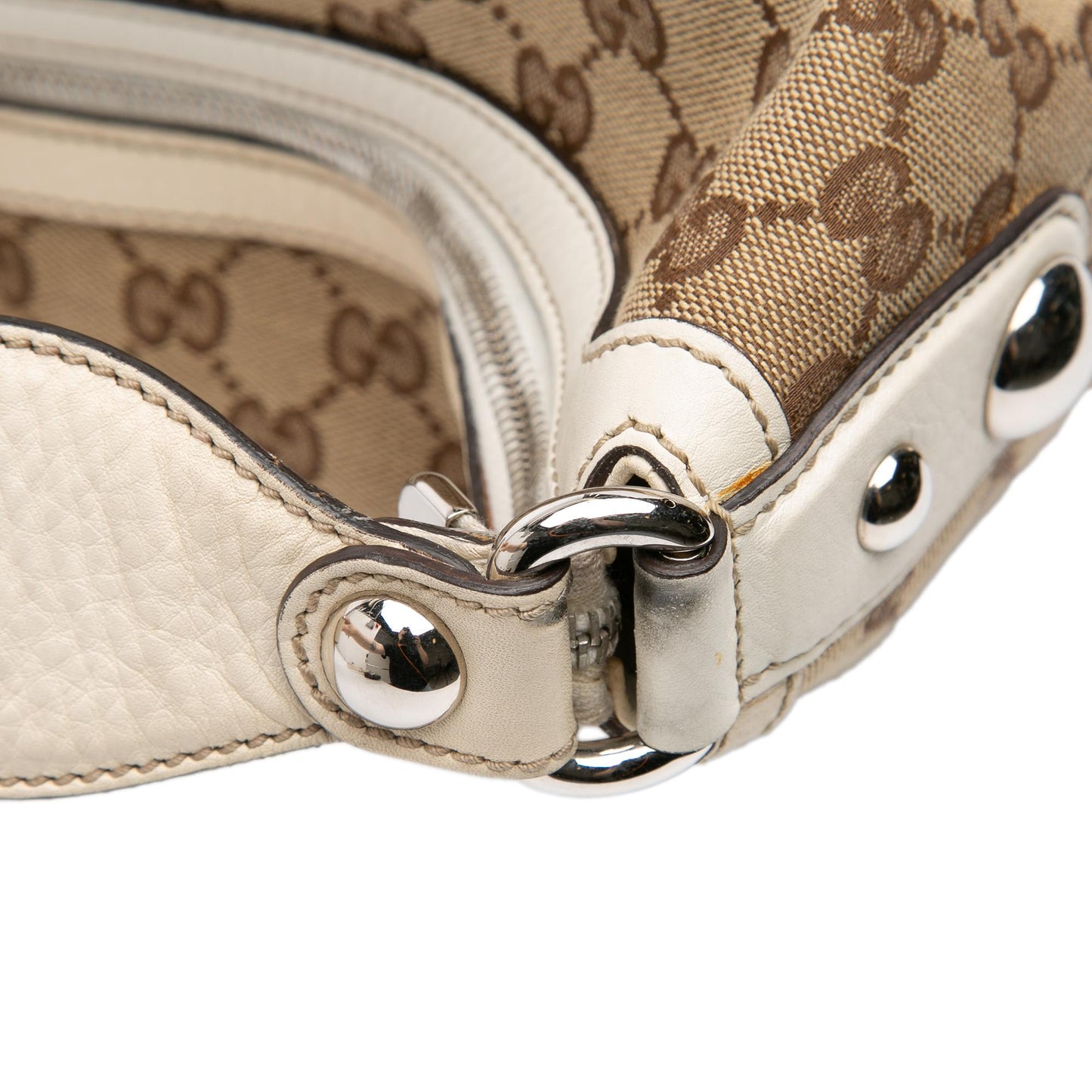 Gucci Large GG Canvas Icon Bit Hobo