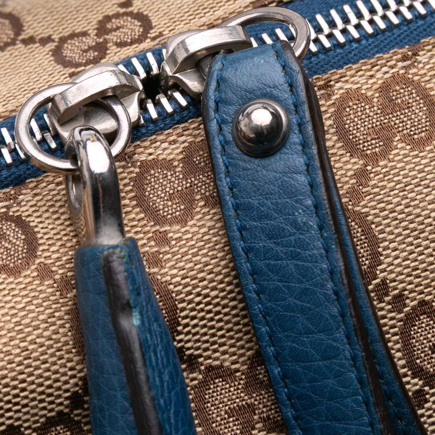 Gucci Large GG Canvas Icon Bit Satchel