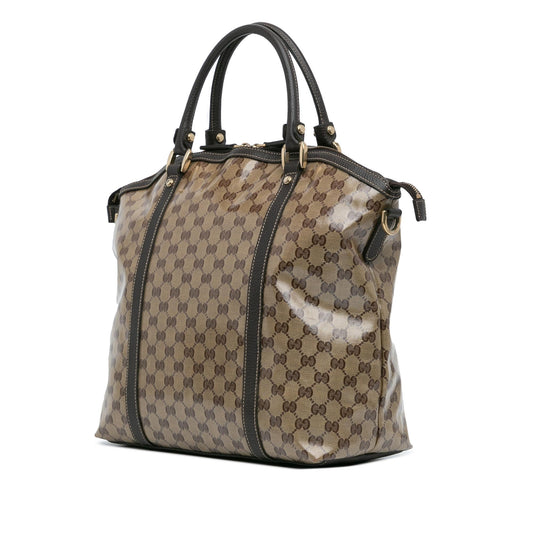 Gucci Large GG Crystal Charm Dome Bag (SHG-B8IvaG)