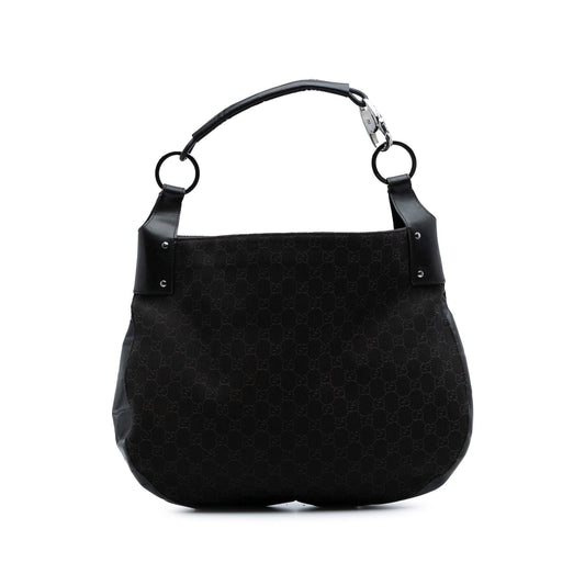 Gucci Large GG Denim Hobo