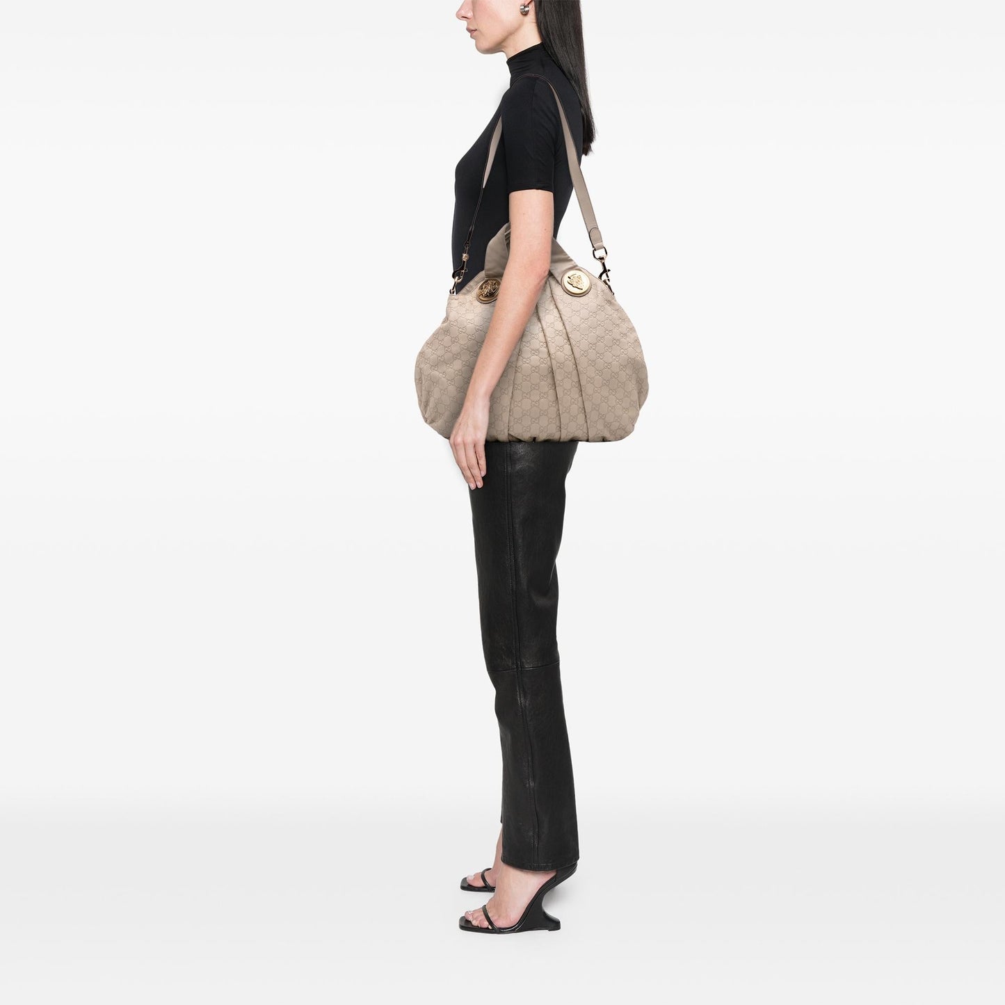 Gucci Large Guccissima Hysteria Satchel