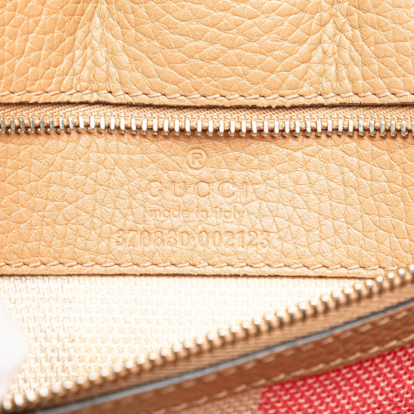 Gucci Large Leather Bamboo Daily Satchel