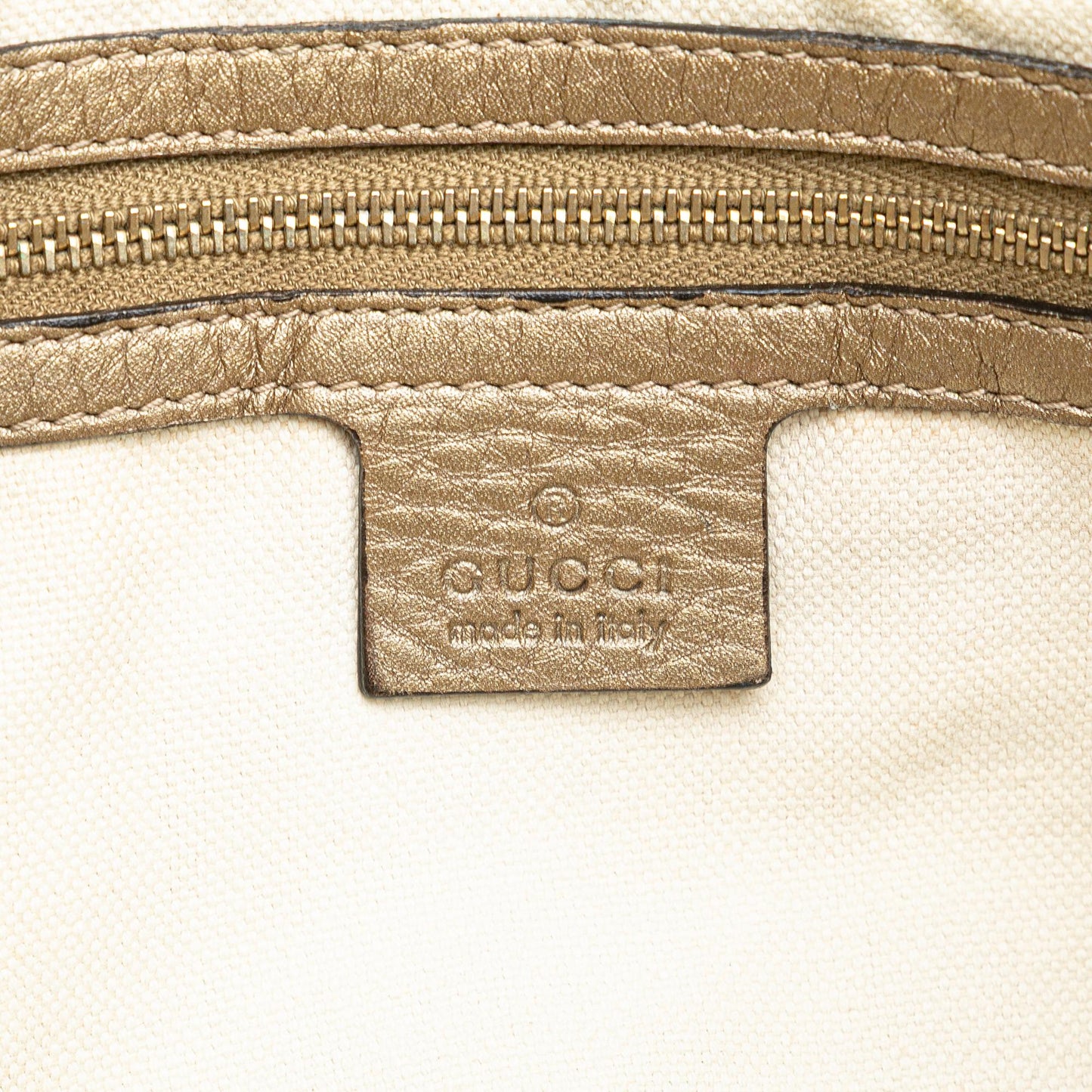 Gucci Large Leather Bella Tote