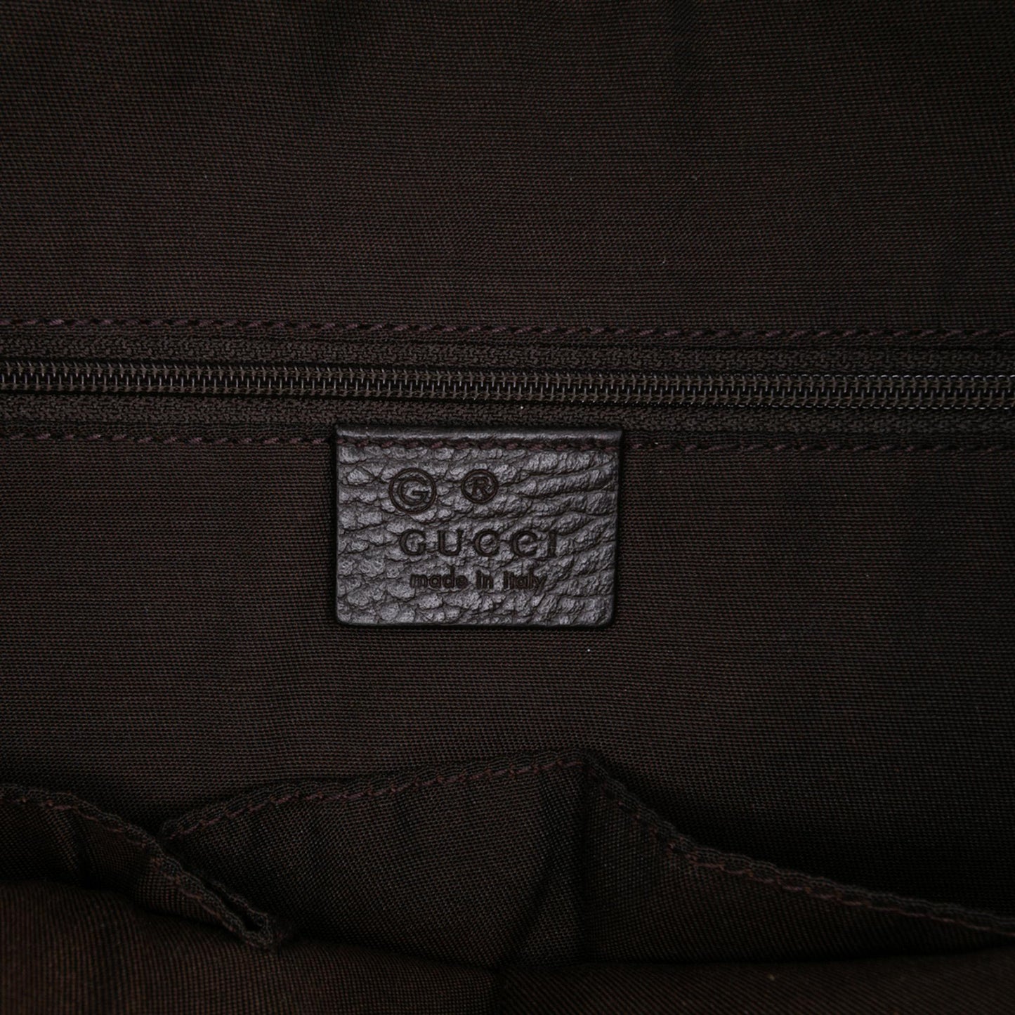 Gucci Large Leather GG Charm Dome Satchel
