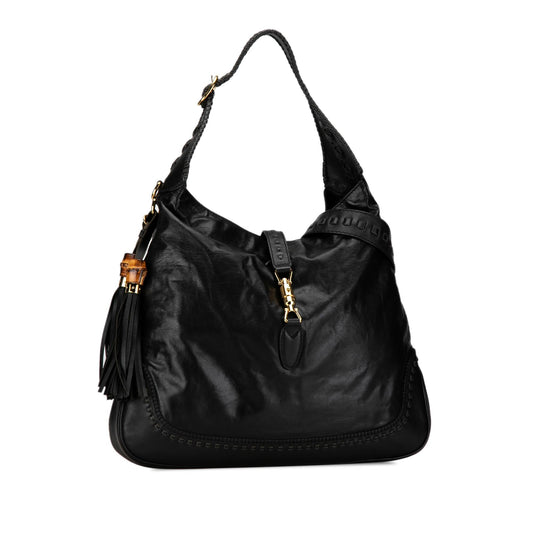 Gucci Large Leather New Jackie Satchel (SHG-IPKUWc)