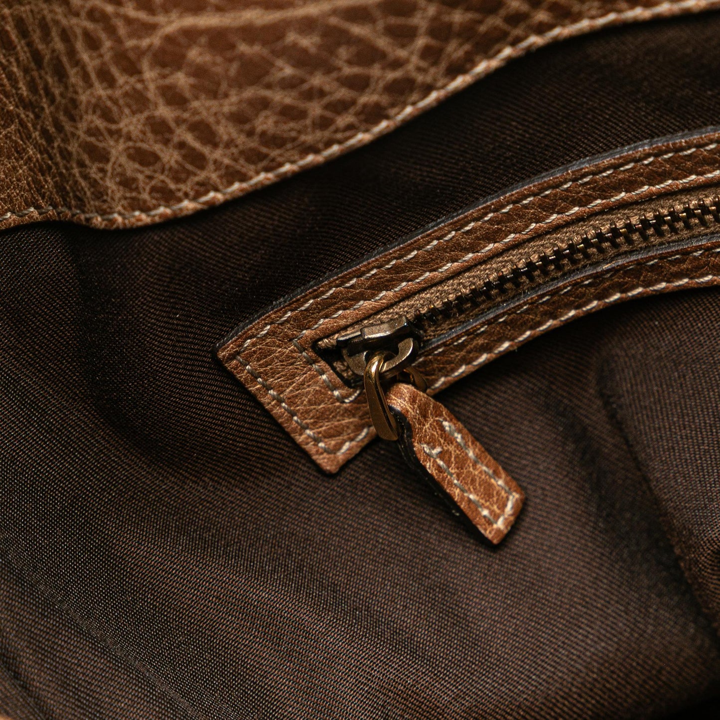 Gucci Large Leather New Pelham Satchel