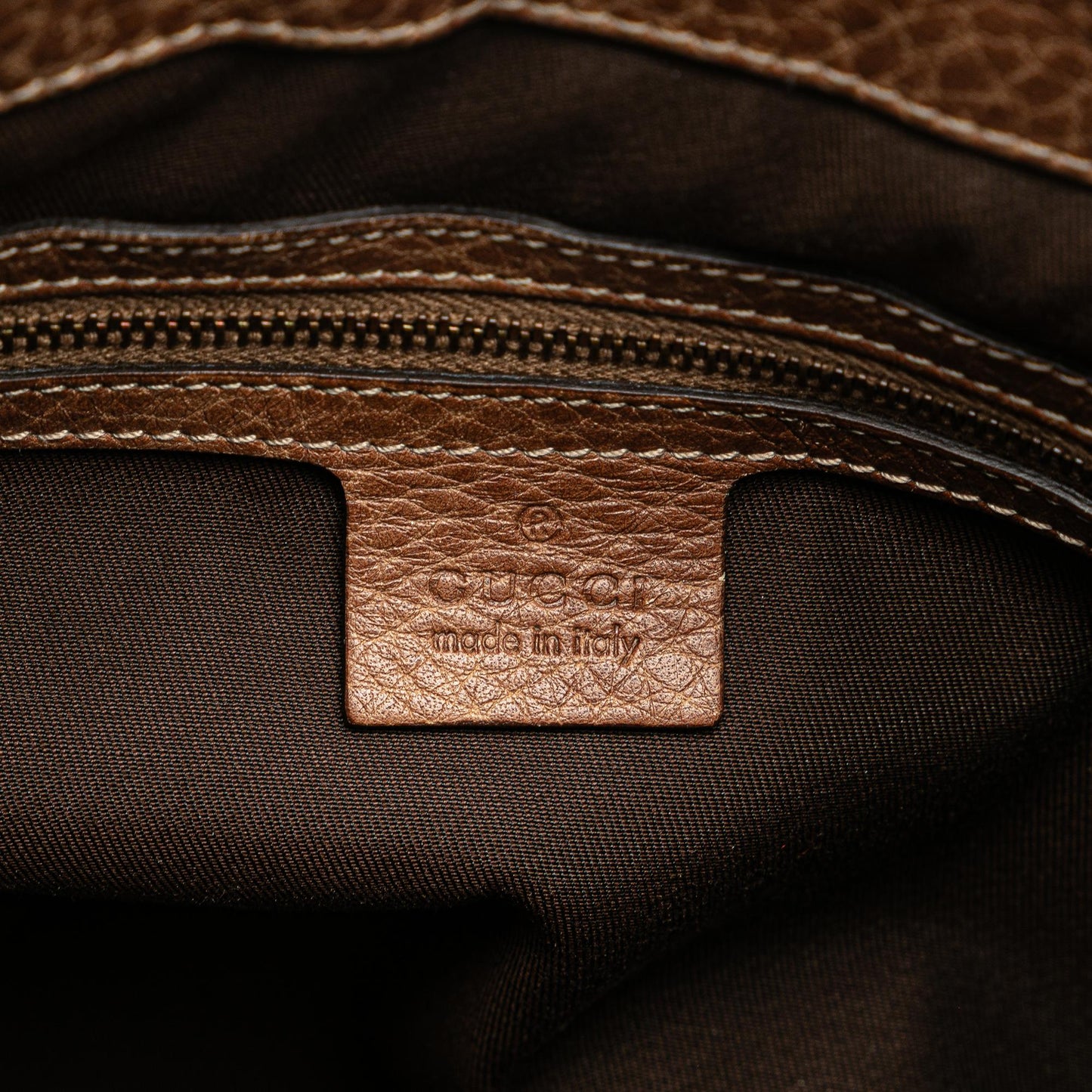Gucci Large Leather New Pelham Satchel