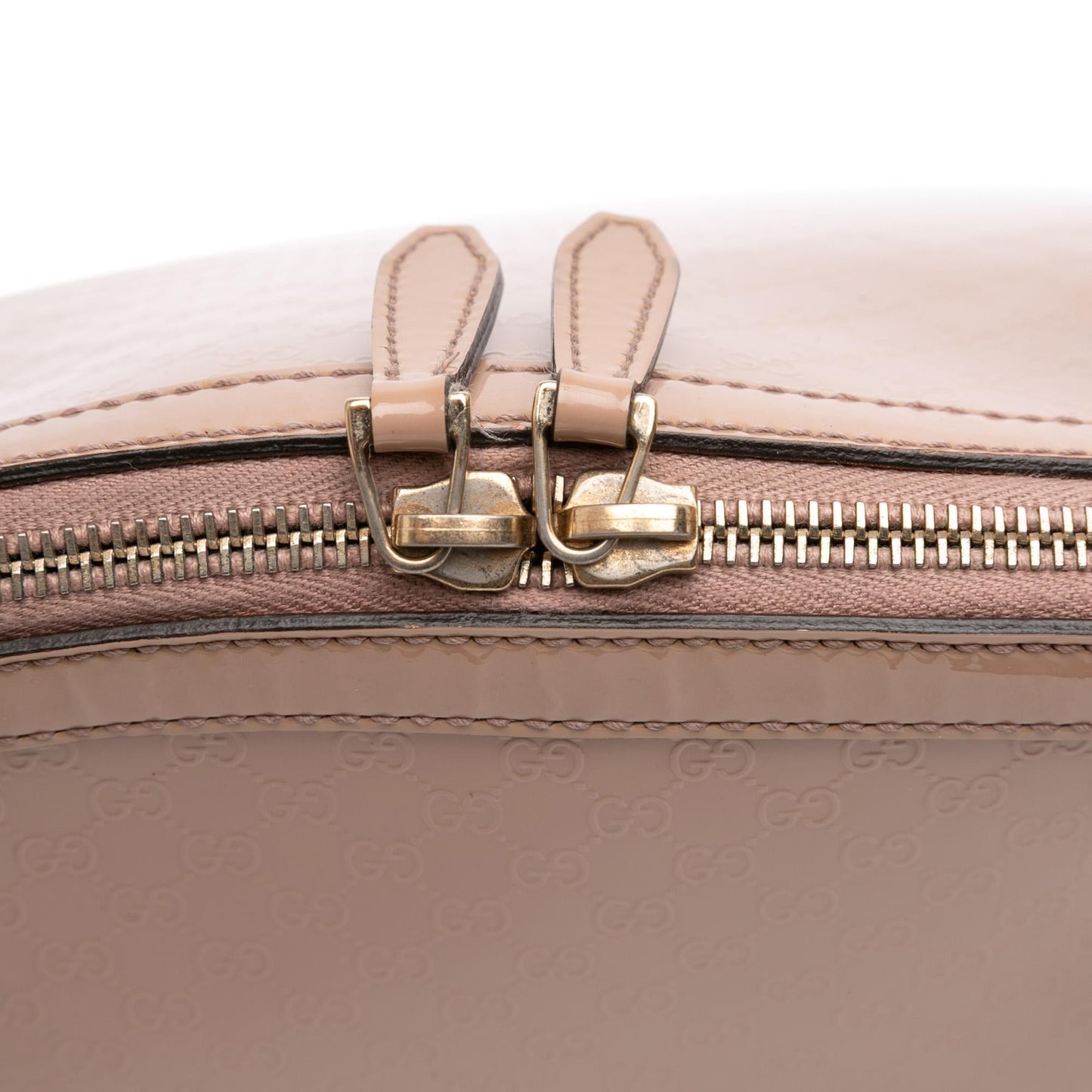 Gucci Large Microguccissima Patent Nice Dome Satchel