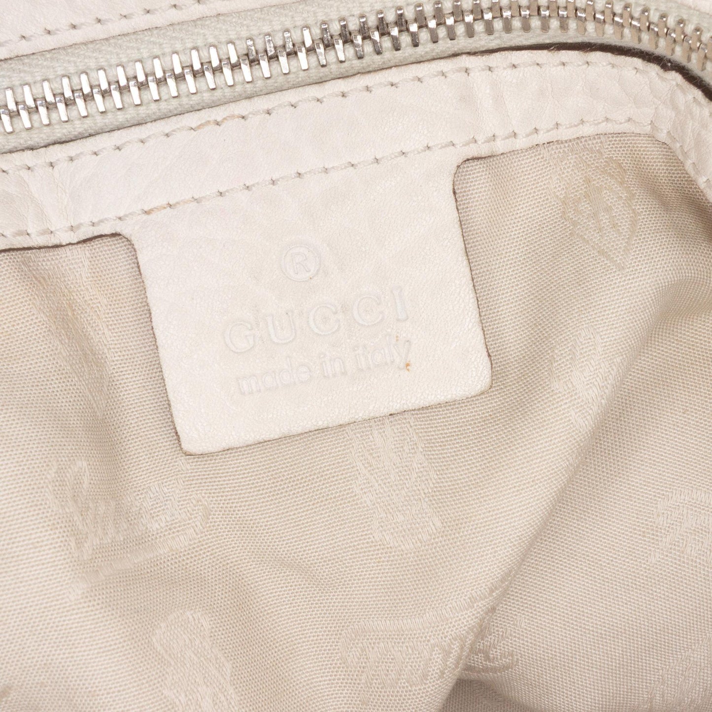 Gucci Large Pebbled Calfskin Bamboo Bar Tassel Tote
