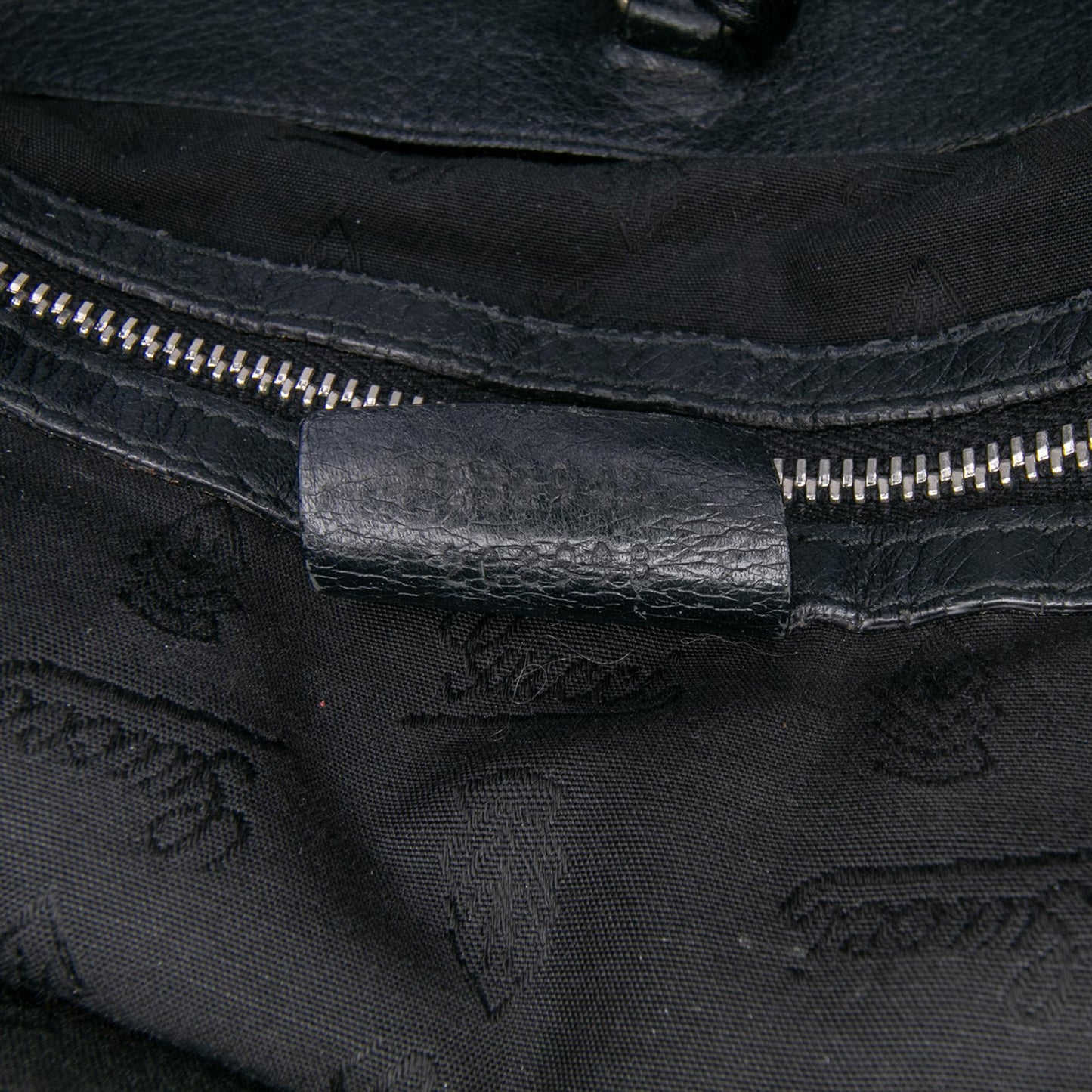 Gucci Large Pebbled Calfskin Bamboo Jungle Convertible Tote
