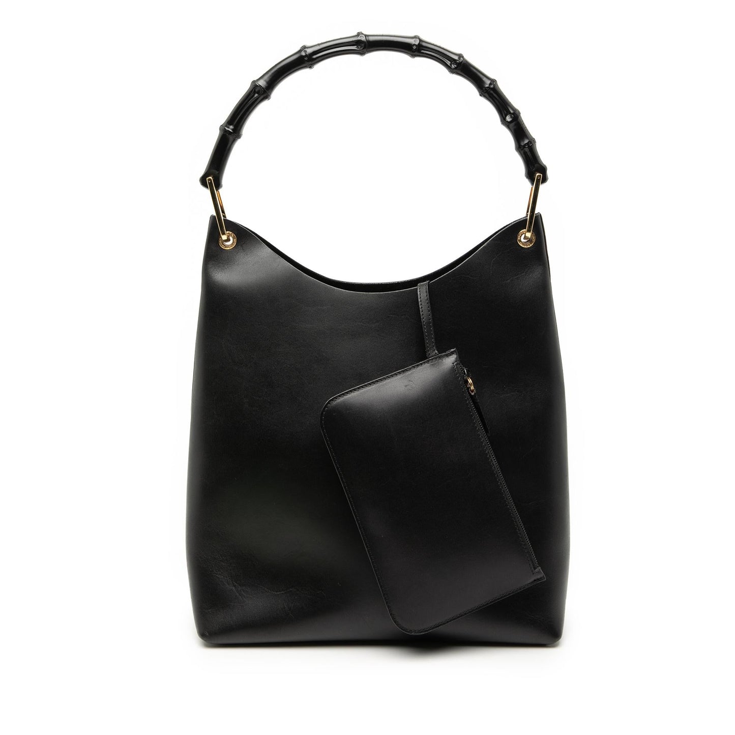 Gucci Leather Bamboo Shoulder Bag