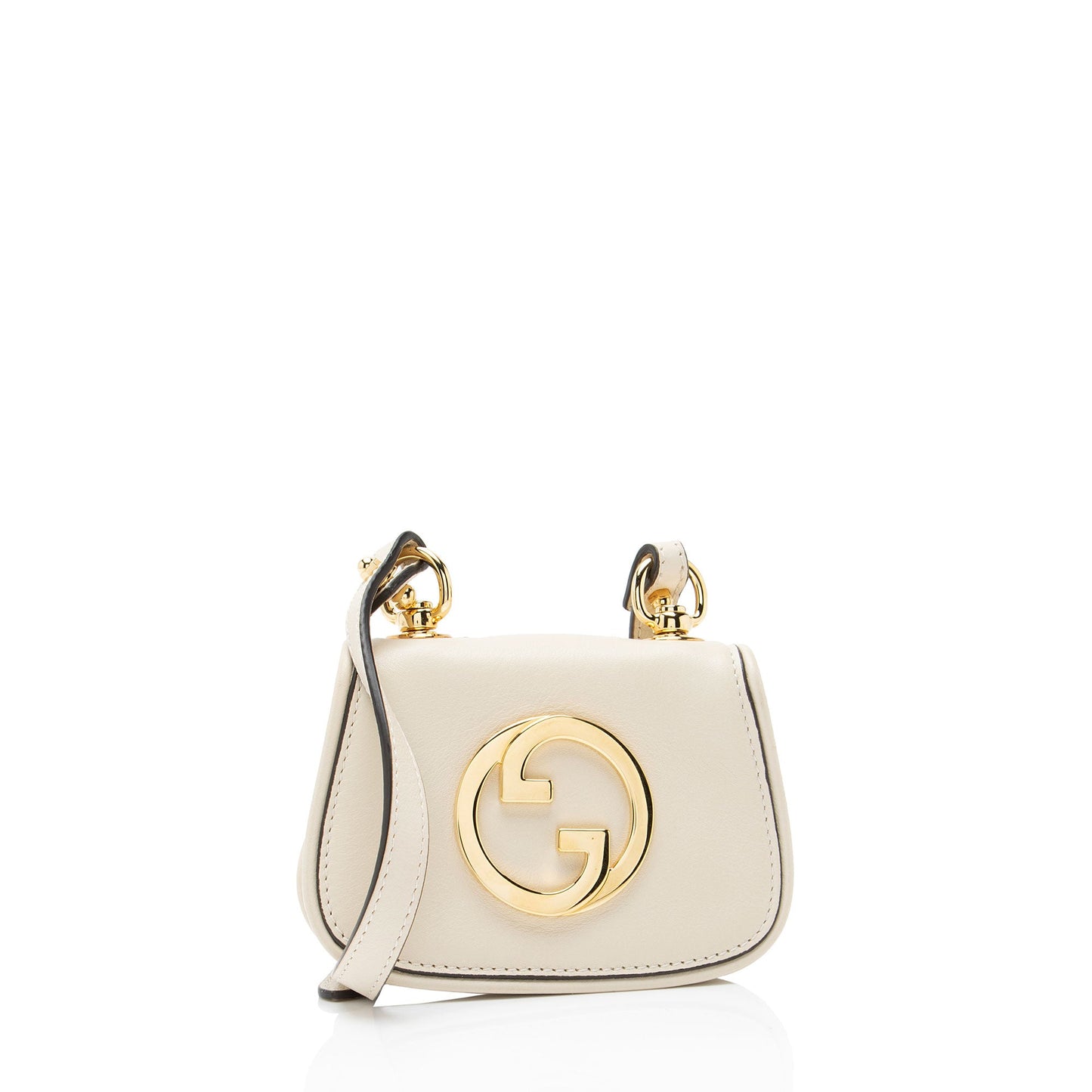 Gucci Leather Blondie Card Case on Strap