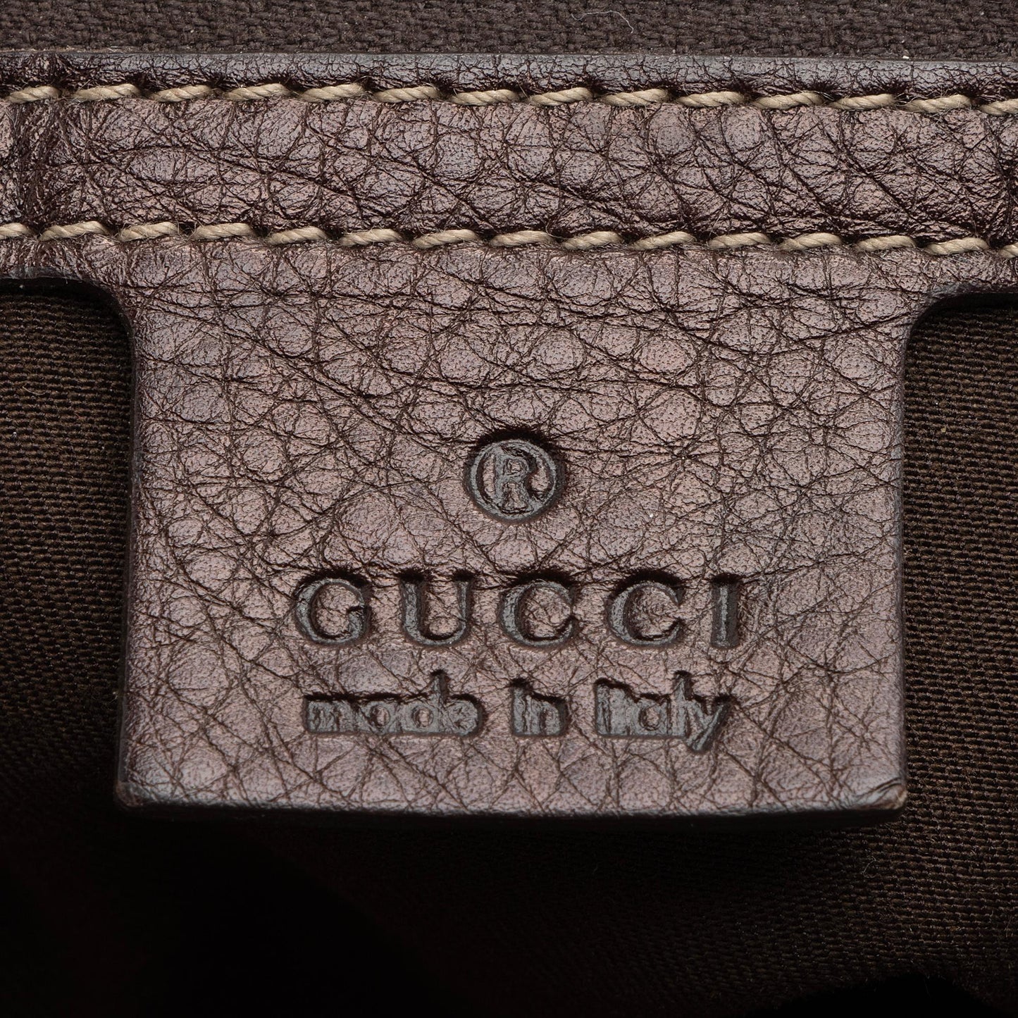 Gucci Leather Britt Large Tote (SHF-23095)