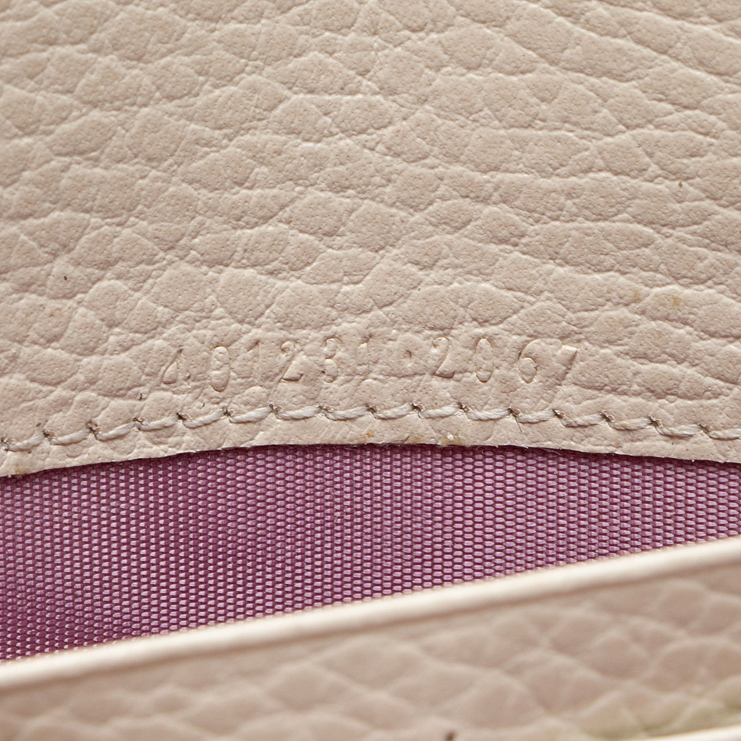 Gucci Leather Crystal Dionysus Chain Wallet