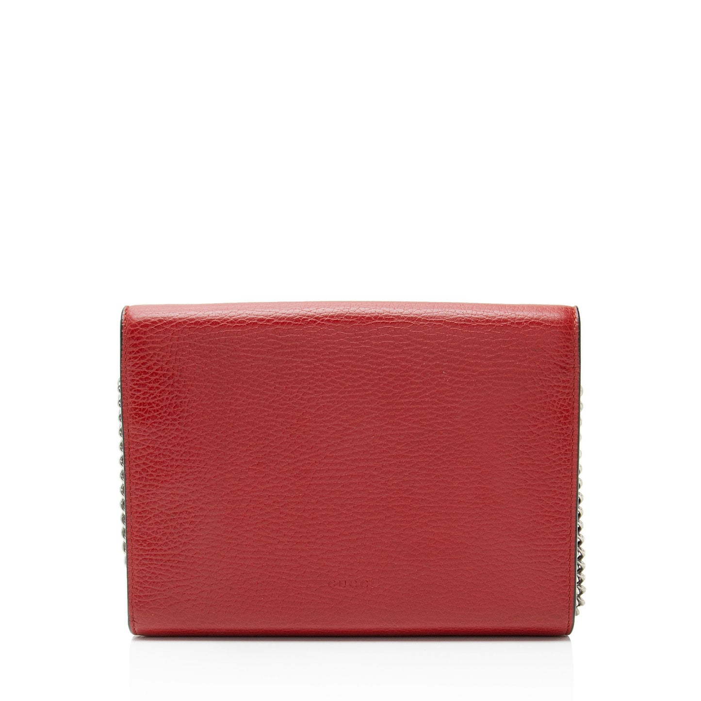 Gucci Leather Crystal Dionysus Chain Wallet
