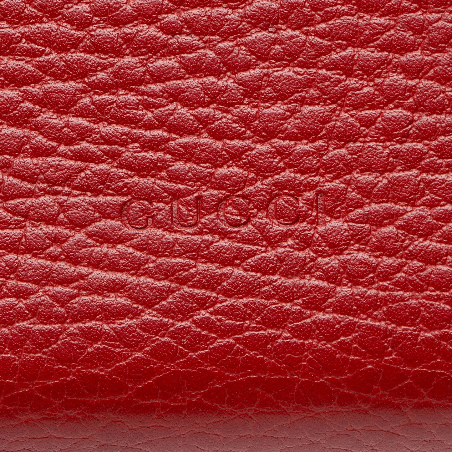 Gucci Leather Crystal Dionysus Chain Wallet