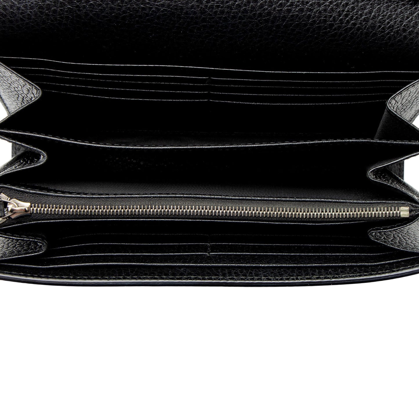 Gucci Leather Crystal Dionysus Chain Wallet