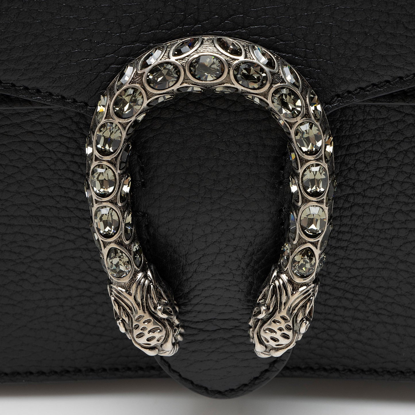 Gucci Leather Crystal Dionysus Medium Shoulder Bag