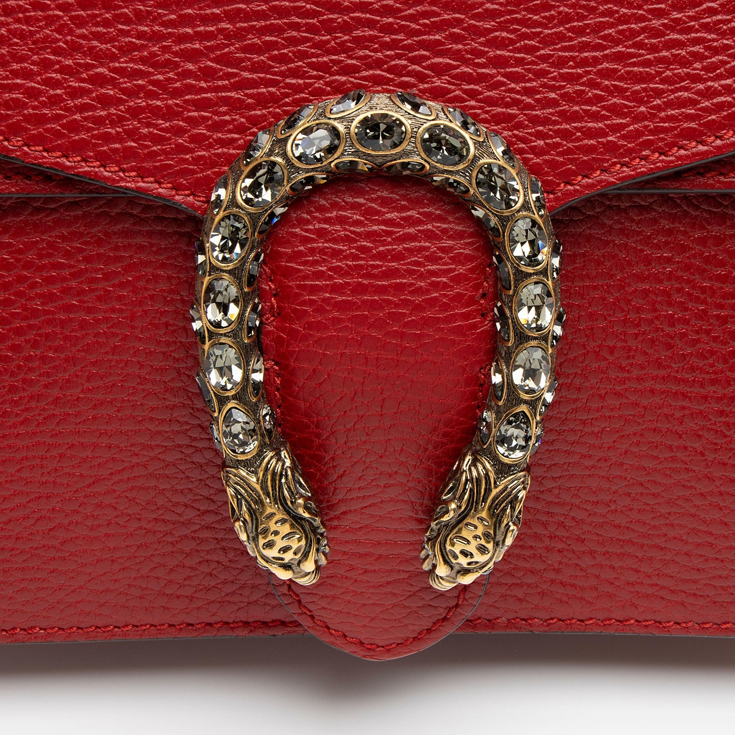 Gucci Leather Crystal Dionysus Medium Shoulder Bag