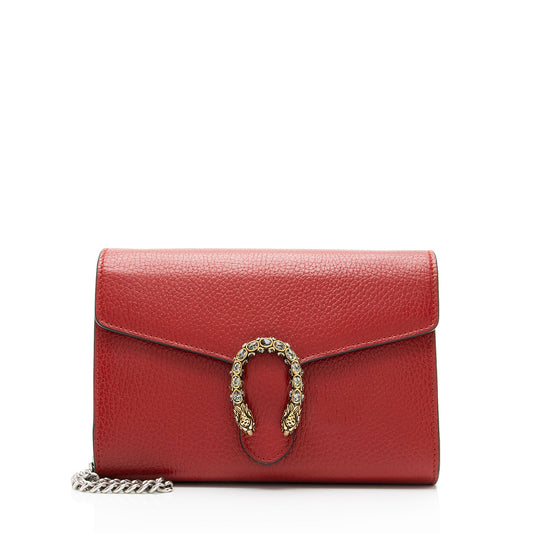 Gucci Leather Dionysus Chain Wallet (SHF-23049)