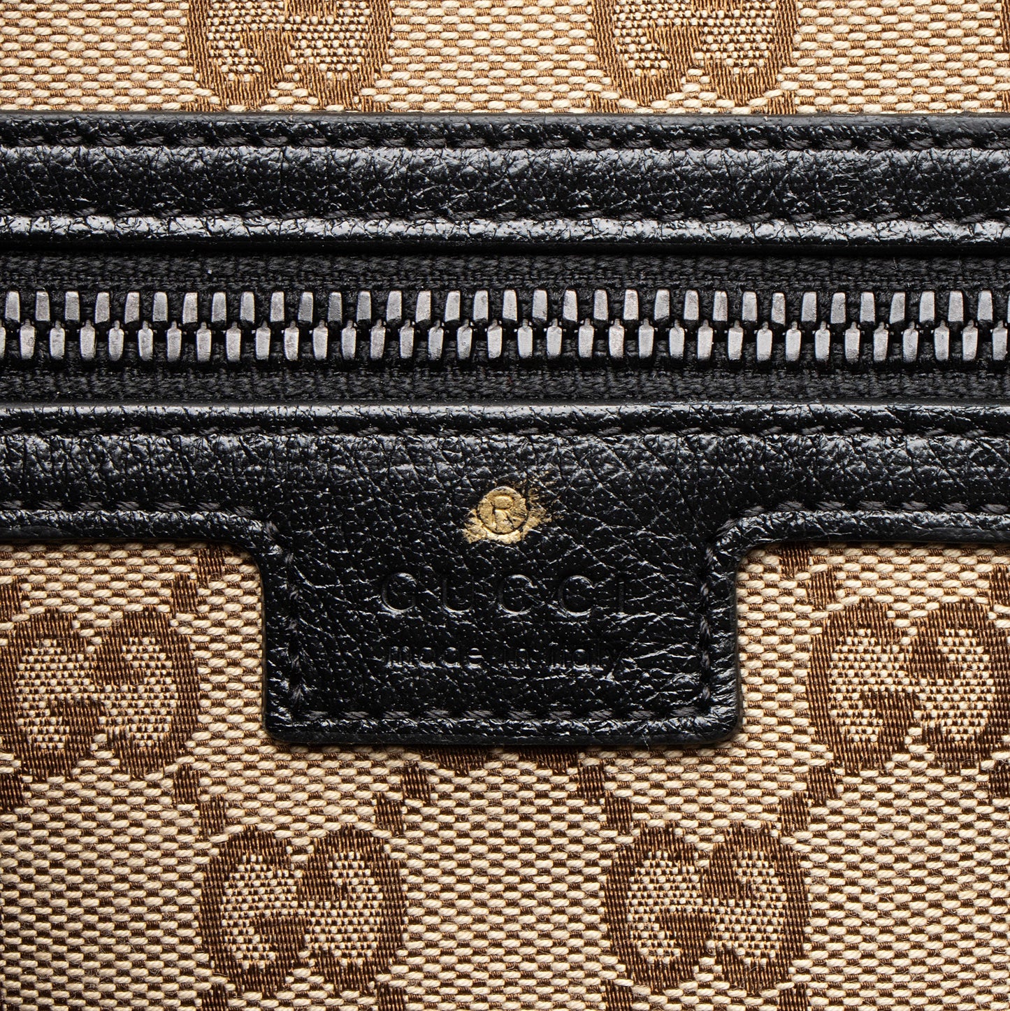 Gucci Leather Double G Backpack
