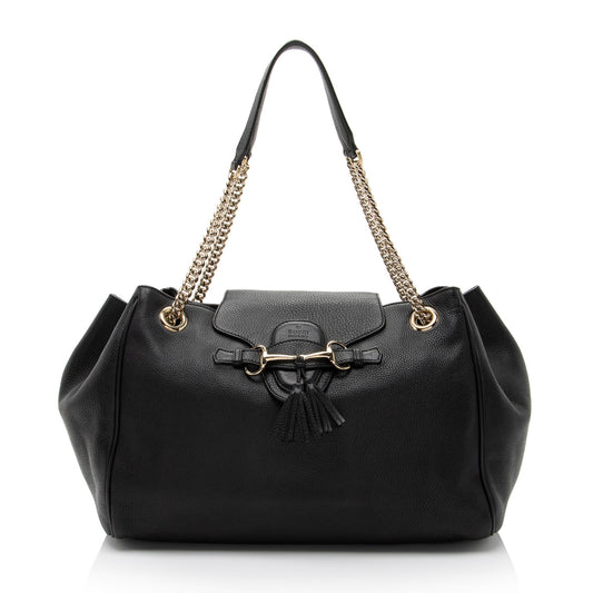 Gucci Leather Emily Shoulder Bag