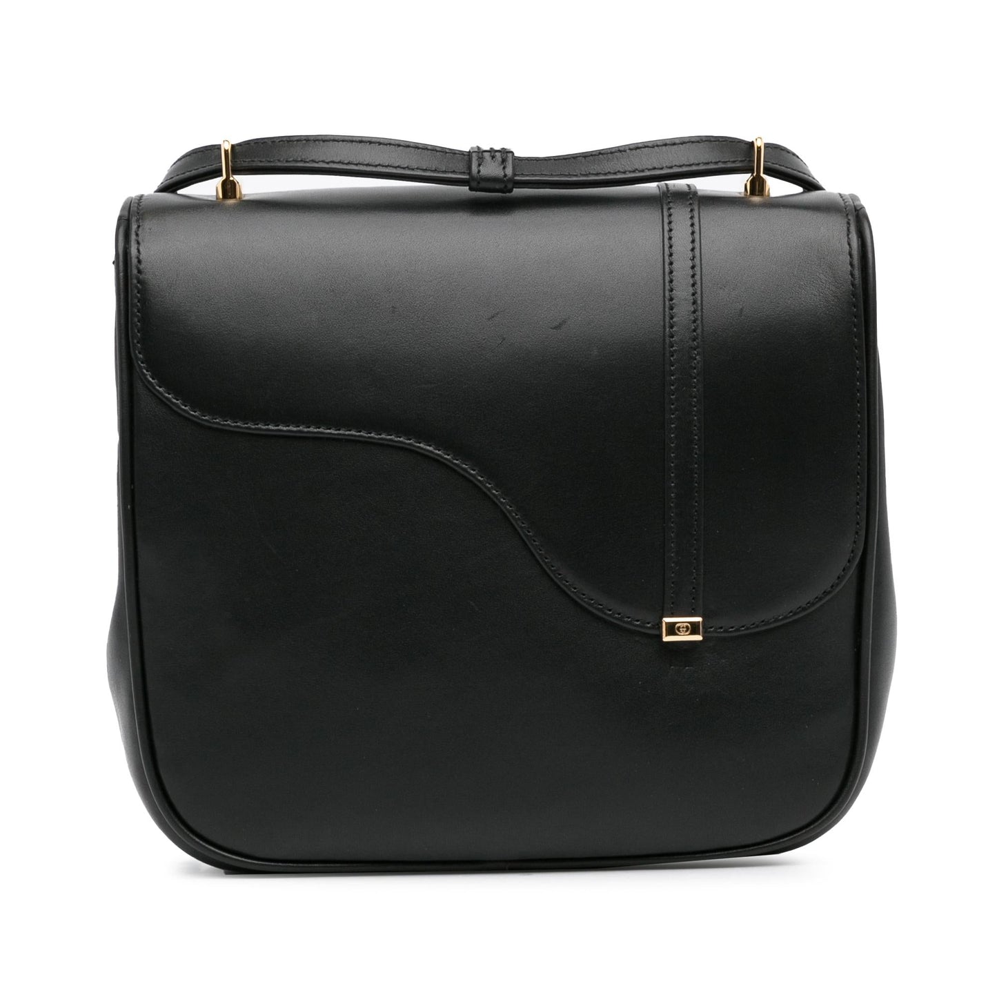 Gucci Leather Equestrian Crossbody (SHG-XQWEN9)
