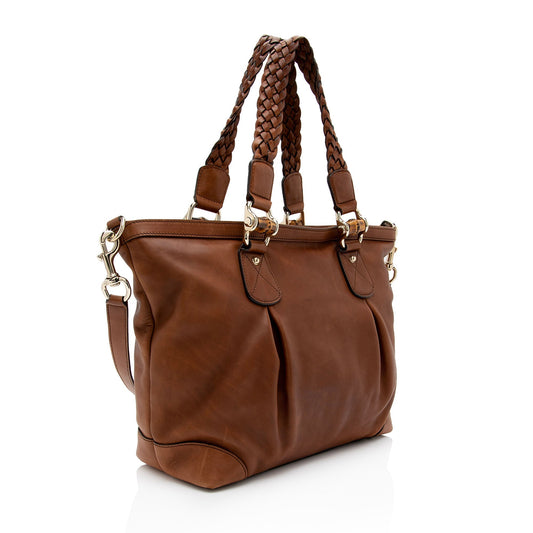Luxury Gucci Leather Eva Large Tote (SHF-E3uo3C)