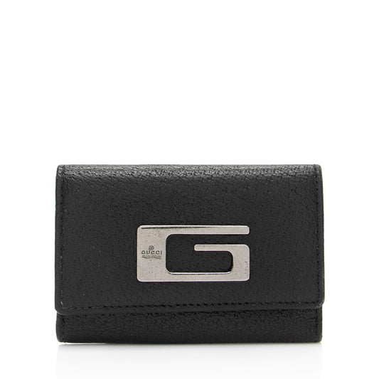 Gucci Leather G Key Holder (SHF-UQD8kv)