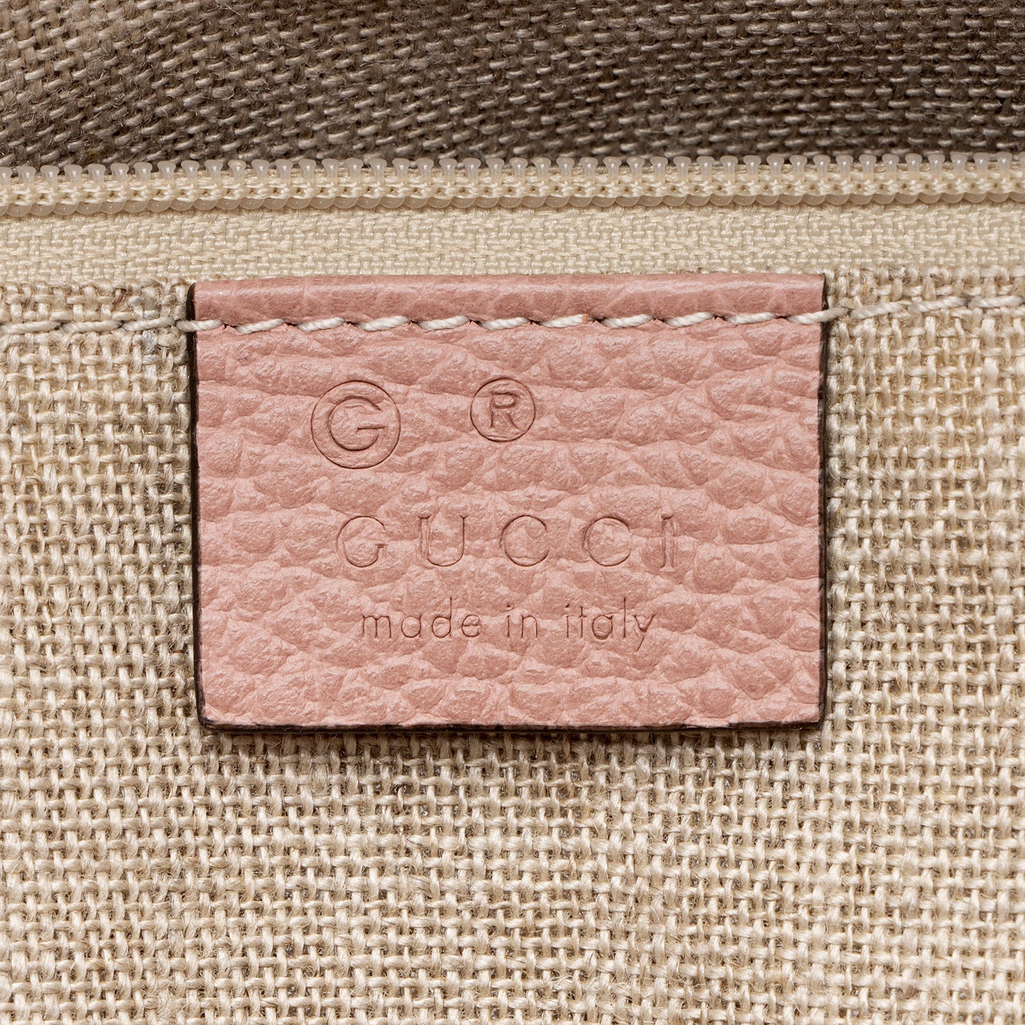 Gucci Leather GG Charm Large Satchel