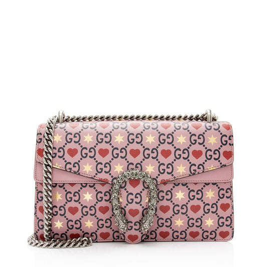 Gucci Leather GG Heart Stars Dionysus Small Shoulder Bag (SHF-3rkuYb)