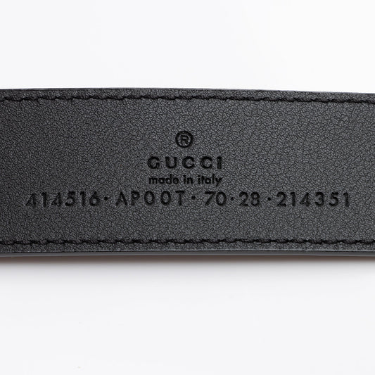 Gucci Leather GG Marmont Belt - Size 28 / 70 (SHF-mq18kD)