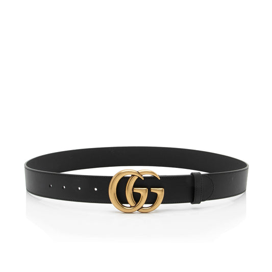 Gucci Leather GG Marmont Belt - Size 40 / 100 (SHF-JwUV3H)
