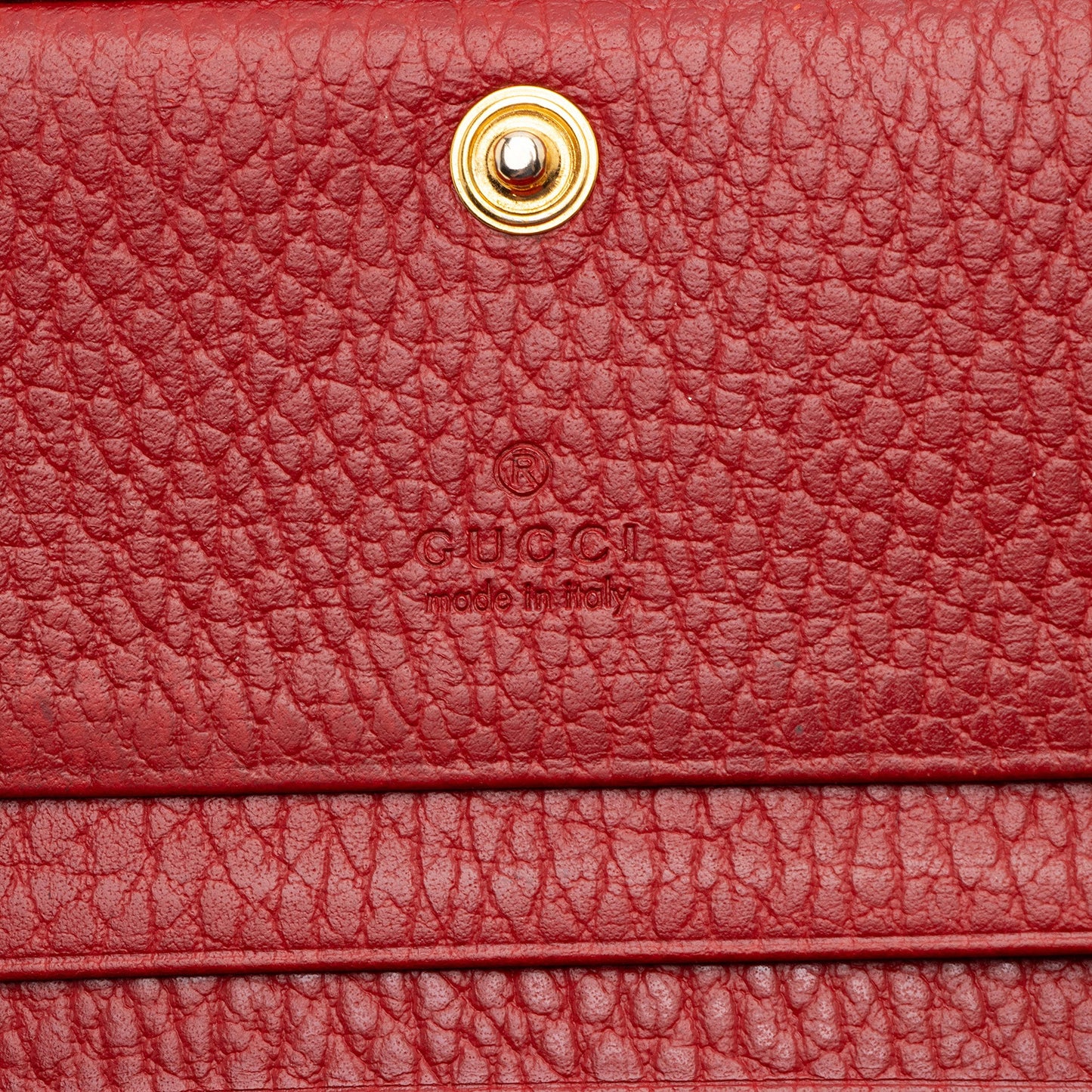 Gucci Leather GG Marmont Card Case