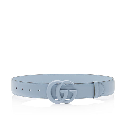 Gucci Leather GG Marmont Monochrome Belt - Size 30 / 75 (SHF-kriHPF)