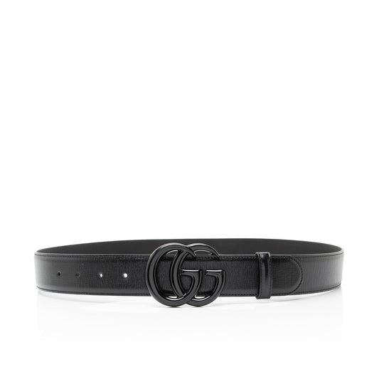Gucci Leather GG Marmont Monochrome Belt - Size 36 / 90