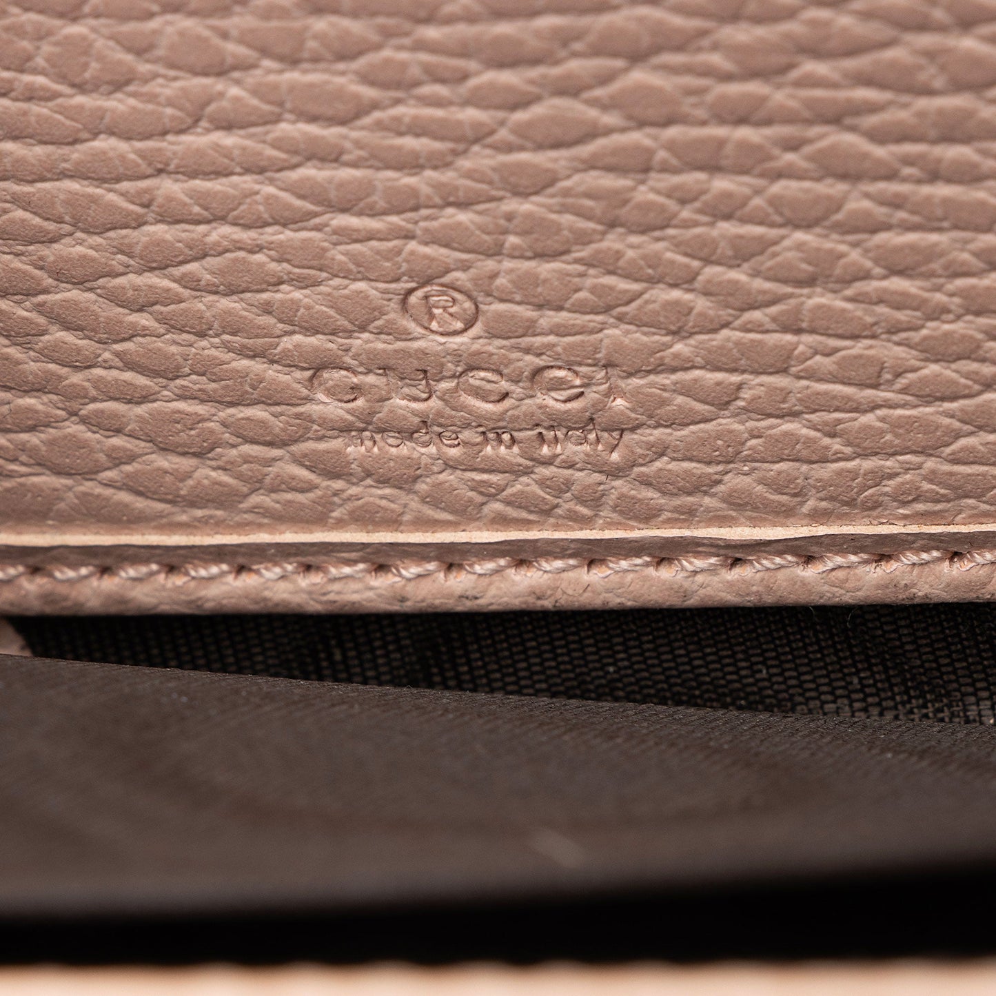 Gucci Leather GG Marmont Zip Around Wallet