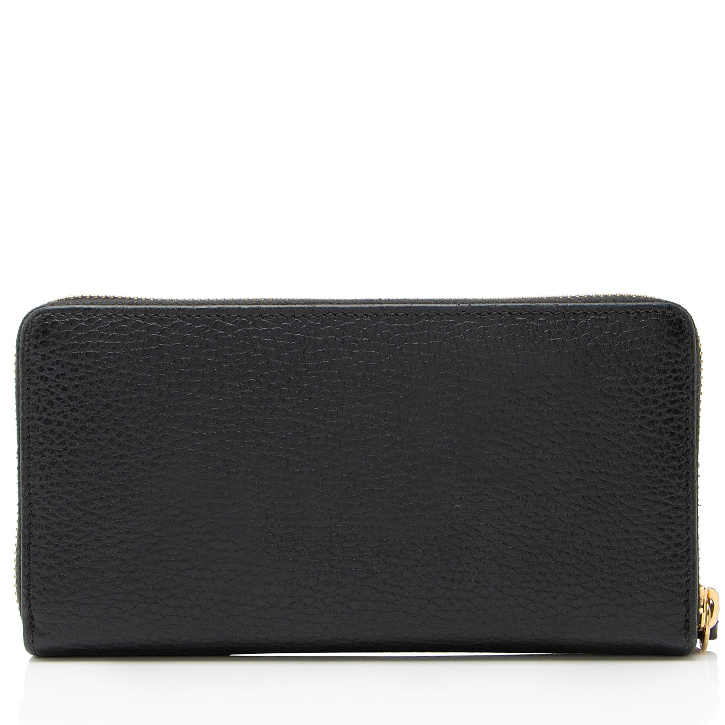 Gucci Leather GG Marmont Zip Around Wallet