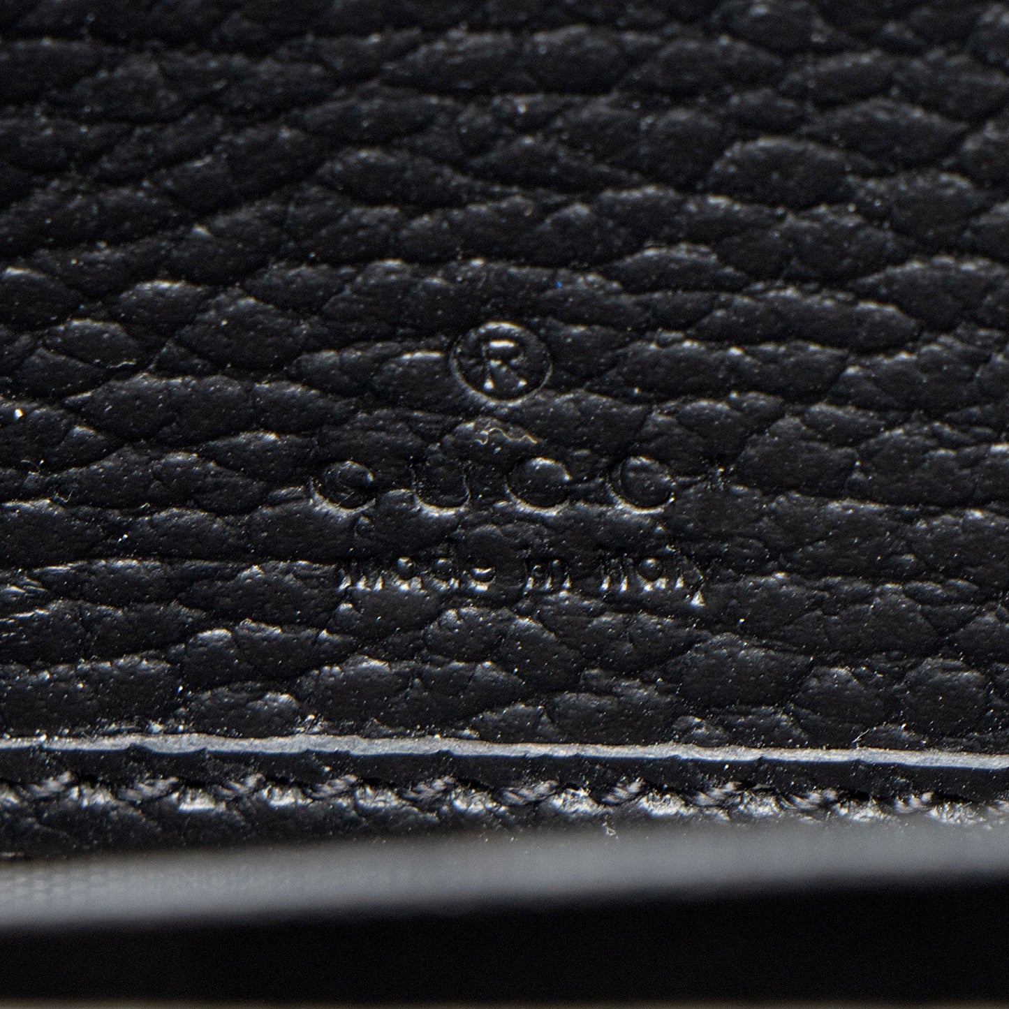 Gucci Leather GG Marmont Zip Around Wallet