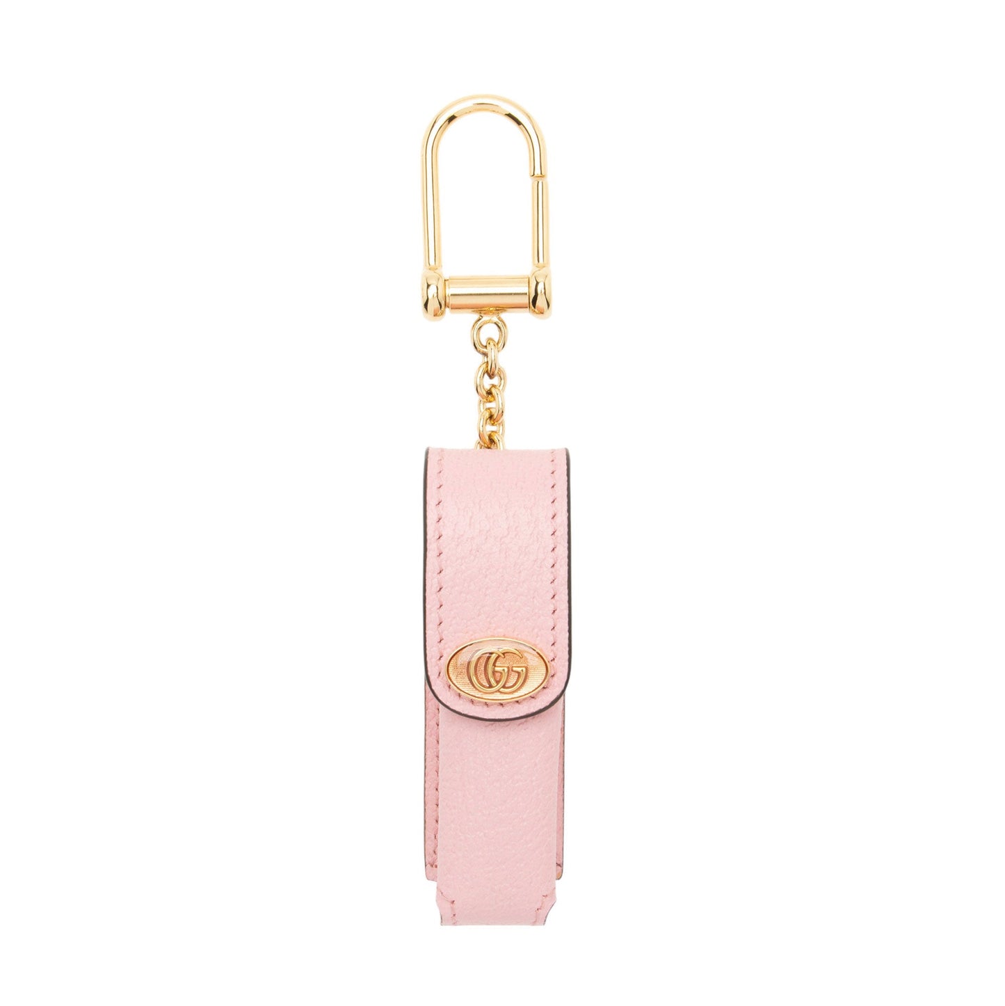 Gucci Leather GG Single Porte-Rouges Keychain (SHF-klWzVz)