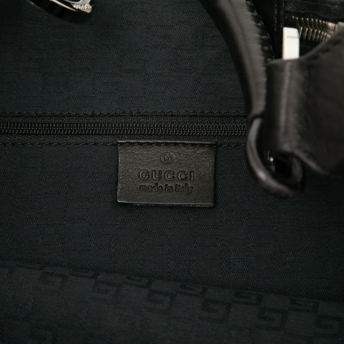 Gucci Leather Half Moon Hobo